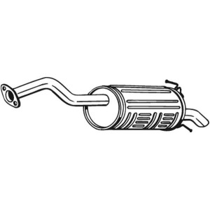 Глушитель выхлопных газов конечный BOSAL 163-055