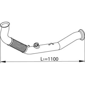 Exhaust Pipe DINEX 66139