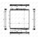 Radiaator,mootorijahutus NRF 519895