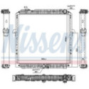 Radiator, engine cooling NISSENS 67191