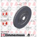 Brake Disc ZIMMERMANN 100.3399.75