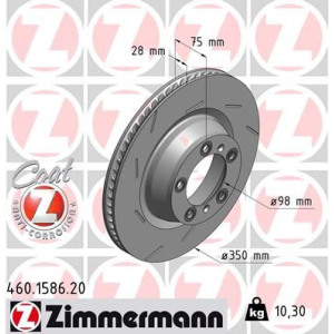 Brake Disc ZIMMERMANN 460.1586.20