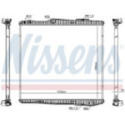 Radiator, engine cooling NISSENS 672900