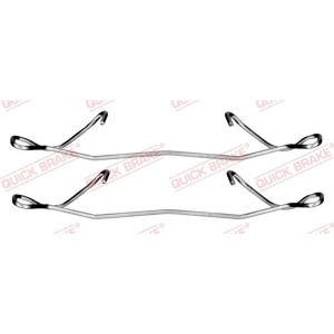 Комплектующие, колодки дискового тормоза QUICK BRAKE 109-1180