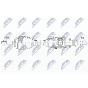 Приводной вал NTY NPW-RE-159