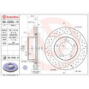 Brake Disc BREMBO 09.C500.1X