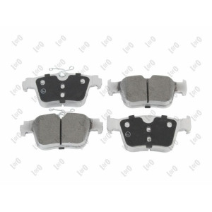 Brake Pad Set, disc brake ABAKUS 231-02-167