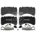 Brake Pad Set, disc brake FEBI BILSTEIN 16996