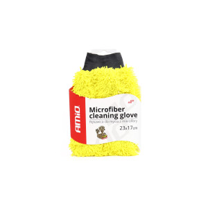 AMIO 02517 Microfiber glove yellow 23x17cm
