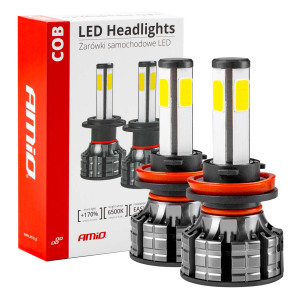 02845 LED Headlights COB Series H8/H9/H11 AMiO