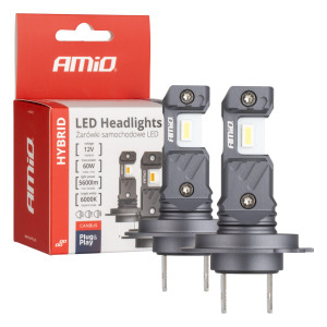 04115 LED Headlights Hybrid series H7 H18 6000K Canbus 60W AMIO