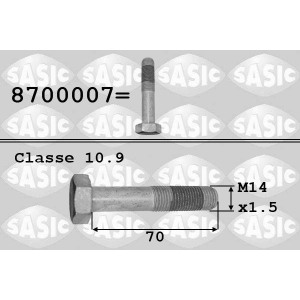 Болт шкива SASIC 8700007