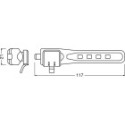 Light Kit, bicycle ams-OSRAM LEDBL ACC101