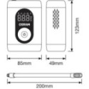 Compressed-air Tyre Pressure Gauge/Inflator ams-OSRAM OTIR1600ESN