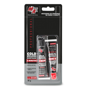 klej epoksydowo-stalowy 2x28g SZARY do \"spawania\" - 4 minuty