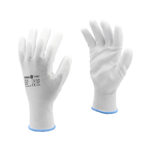 74082 töökindad suurus 10 VALGE VOREL