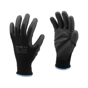 Nailonkindad pol&uuml;uretaankattega, suurus 10", VOREL 74080.