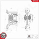 Mounting, engine ESEN SKV 75SKV088