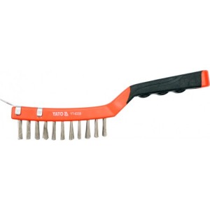 YT-6339 Yato Wire Brush Ss With Plastic Handle YATO