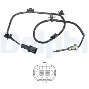 Sensor, exhaust gas temperature DELPHI TS30216