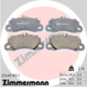 Комплект тормозных колодок, дисковый тормоз ZIMMERMANN 22469.165.1