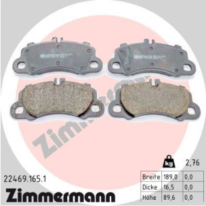 Piduriklotsi komplekt,ketaspidur ZIMMERMANN 22469.165.1