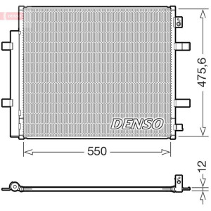 Конденсатор, кондиционер DENSO DCN32073