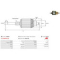 Armature, starter AS-PL SA0053