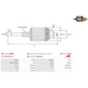 Armature, starter AS-PL SA0056