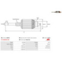 Armature, starter AS-PL SA0075