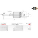 Armature, starter AS-PL SA6019