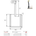 Carbon Brush, starter AS-PL SB2009