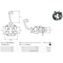 Holder, carbon brushes AS-PL SBH1031(DELCO)