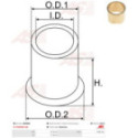 Bush, starter shaft AS-PL SBU9065