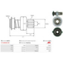 Freewheel Gear, starter AS-PL SD0016