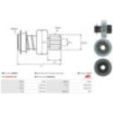 Freewheel Gear, starter AS-PL SD3019