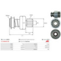 Freewheel Gear, starter AS-PL SD4001