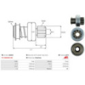 Freewheel Gear, starter AS-PL SD4044