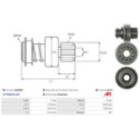 Freewheel Gear, starter AS-PL SD4096P