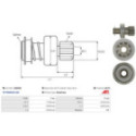 Freewheel Gear, starter AS-PL SD6058