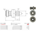 Freewheel Gear, starter AS-PL SD9099