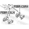 Рама, противотуманная фара FEBEST FEBR-CSRH