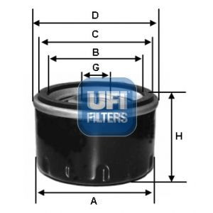 Oil Filter UFI 23.115.00