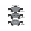 Brake Pad Set, disc brake TEXTAR 2519601