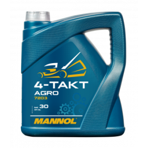 Neljataktiline õli MANNOL Agro SAE 30 4L API SG
