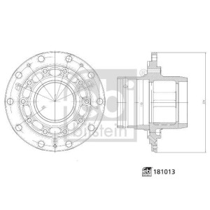 Wheel Hub FEBI BILSTEIN 181013