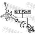 Pyöränlaakerisarja FEBEST KIT-F24M