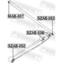 Mounting, control/trailing arm FEBEST SZAB-053