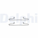 Комплектующие, колодки дискового тормоза DELPHI LX0223