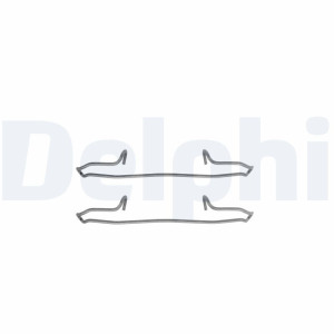 Accessory Kit, disc brake pad DELPHI LX0223